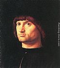 Antonello da Messina Portrait of a Man (Il Condottiere) painting